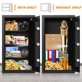 6.5 Cub Extra Large Home Safes Water and Fireproof, Anti-theft Safe Box with Removable Shelf, Digital Fire Proof Safe for Home Money Jewelry Valuables RXUJYC