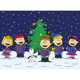 RoseArt - Peanuts - Christmas Caroling - 100 Piece Jigsaw Puzzle for Kids and Adults RoseArt