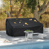 VARIETYFACE Patio Furniture Covers Waterproof,79Wx37Dx35H inches,3-Seater Outdoor Sofa Covers Sunproof,Durable Lawn Furniture Covers, Black VARIETYFACE