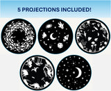 Night Light for Kids | Includes 5 Light Shows | Ages 5+ | Rotating Night Light Projector Snap Circuits