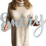 Name Sign for Nursery Wooden Name Plaque Baby Girl Wall Decor Boys Room Nameplate Birthday Laser Cut Letters Sign Grib Newborn Gift Pabawa