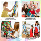 Paint by Numbers Kit for Adults Beginner - Dragonfly Adult Paint by Number Kits on Canvas, Stained Glass Acrylic Oil Number Painting for Adults, Perfect for Home Decor Gift 16x20 Inch GEEHEIY