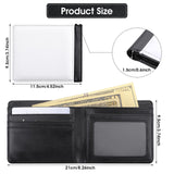 Sublimation Wallet Blank Heat Transfer Blank Wallet Multifunctional Wallet Graduation Gifts (1 Pcs Black Double Side) Prasacco