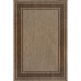 Beverly Rug Outdoor Rug 8x10 Modern Bordered Area Rugs for Indoor and Outdoor Patio Deck Porch Garden Waterproof Weather Sun Resistant Washable Outside Carpet (8 x 10 Jute) Beverly Rug