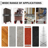 Nefish 6 Inch Heavy Duty Caster Wheels, Industrial Casters Set of 4, Locking Industrial Swivel Top Plate Casters 2600 Lbs, 360 Degree Industrial Grade Casters for Industrial, Furniture, Equipment Nefish