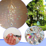 HYBEADS DIY Suncatchers, 400 pcs Sun Catchers Making Supplies Kit Art and Crafts for Adults Prism Hanging Decorative Suncatcher with Crystals Rainbow Maker for Indoor Windows Office Home Decor HYBEADS