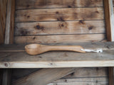 HSE Curved Cedar Sauna Ladle (100ml, Red Cedar) Home Sauna Experience
