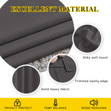 NICETOWN Grey Blackout Curtains 108 inches Long for Bedroom - Grommet Triple Weave Energy Saving Thermal Insulated Solid Drapes Sound Reducing Window Treatments for Living Room, W52 x L108, 2 Panels NICETOWN