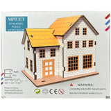MPIUET 3D Wooden Puzzles for Adults Wooden House Building Model Kits, Hut Model 3D Puzzles Log Cabin Model Kits, 3D Jigsaw Puzzles, 3D Brain Teaser Puzzles, No Glue or Other Tools Required MPIUET