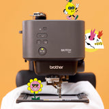 Brother Skitch Single-Needle Embroidery Machine powered by the required Artspira mobile app, 4” x 4” Embroidery Area, Bluetooth Connected Brother