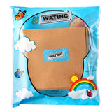 WATINC Flower Punch Needle Coaster Kit - 22Pcs Crafts Punch Needle Coasters Kits for Beginners, Flower Patterns Tufted Rug Pads with Adhesive Felt Yarns Embroidery Hoop Instruction WATINC