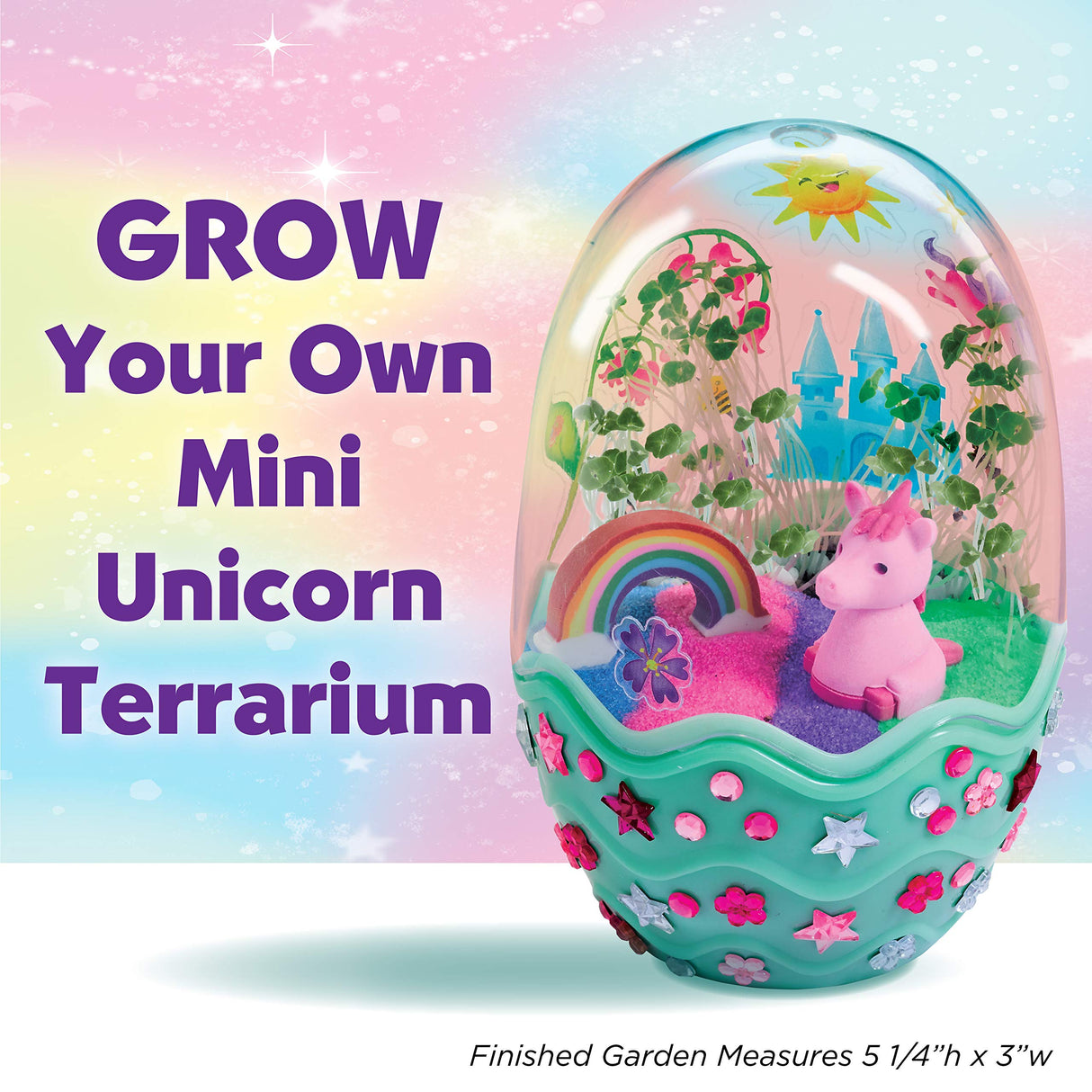 Creativity for Kids Mini Garden: Magical Unicorn Terrarium Kit - Unicorn Gifts for Girls, Kids Craft and Toy, Unique Gifts for Kids (Ages 6+) Creativity for Kids