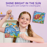 Klever Kits Diamond Art Kits for Kids, 4PCS Gem Painting Kit, Window Art Suncatchers Mosaic Kits Crafts for Girls Boy Birthday Gifts Toys Age 6+ Klever Kits