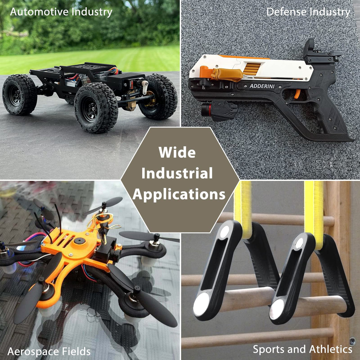 iSANGHU Carbon Fiber Nylon Filament 1.75mm, Low Moisture Sensitivity Enhanced PA12-CF 3D Printer Filament, Carbon Fiber Filament for Industrial Engineering Printing, 1kg(2.2lbs) Spool iSANGHU