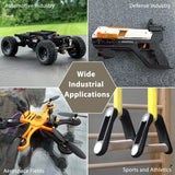 iSANGHU Carbon Fiber Nylon Filament 1.75mm, Low Moisture Sensitivity Enhanced PA12-CF 3D Printer Filament, Carbon Fiber Filament for Industrial Engineering Printing, 1kg(2.2lbs) Spool iSANGHU