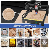 Roomark Laser Engraver Machine, 1.6W Output Laser Cutting Machine, Engraving Wood and Metal, 130 * 130mm Maximum Working Size, Laser Cutter and Engraver Machine Roomark