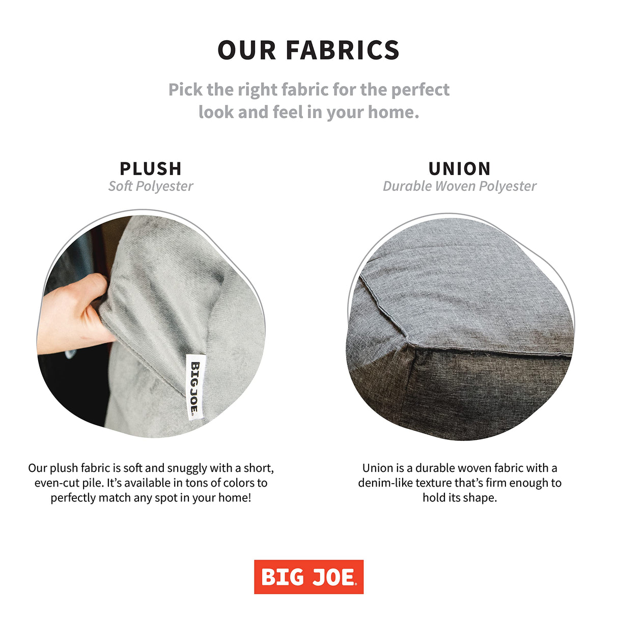 Big Joe Milano Lenox Denim Cobalt Beanbag Chair Big Joe