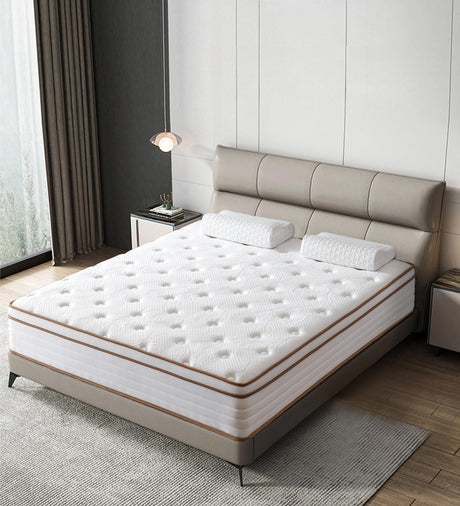 Huyamy Full Mattresses,Hybrid 12 Inch Full Mattress in a Box,Memory Foam & Individually Pocket Spring for Pain Relief,Pressure Relief,Certified. Huyamy