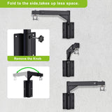 Dolibest Wall Mount Heavy Bag Hanger, Heavy Duty Punching Bag Hanger, Adjustable Boxing Bag Hanger Stand for Home Gym Indoor Outdoor, (800 LB Capacity) Dolibest