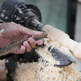 BMWOOD Cryo M2 HSS Diamond Parting Tool 3/16" with 12-1/2" Beech Handle for Woodturning Chisels BMWOOD