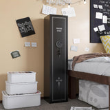 KAER 2-3 Gun Safe, 52''Height Gun Safe for Rifles and Pistols, Metal Safe, Rifle Safes for Home, Gun Safes with Adjustable Gun Rack KAER