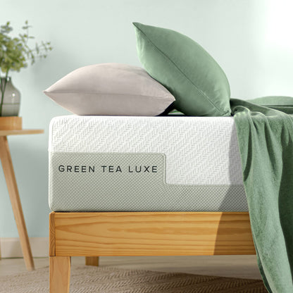 ZINUS 12 Inch Green Tea Luxe Memory Foam Mattress, Twin, Pressure Relieving, CertiPUR-US Certified, Mattress in A Box, All-New, Made in USA