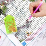 BOHADIY Winter Cardinal Christmas Diamond Art Painting Kits for Adults - Full Drill Diamond Art Paintings for Beginners, Round 5D Paint with Diamonds Gem Art Painting Kits DIY Adult Crafts 12x16inch BOHADIY