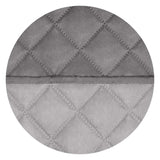 PureFit Reversible Quilted Sofa Cover, Water Resistant Medium Slipcover Furniture Protector, Washable Couch Cover with Non Slip Foam and Elastic Straps for Kids, Dogs, Pets (Loveseat, Gray/Light Gray) PureFit