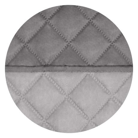 PureFit Reversible Quilted Sofa Cover, Water Resistant Medium Slipcover Furniture Protector, Washable Couch Cover with Non Slip Foam and Elastic Straps for Kids, Dogs, Pets (Loveseat, Gray/Light Gray) PureFit