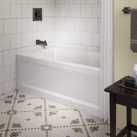 American Standard 2544202.02 Town Square S 60"x32" Bathtub-Left Drain in White American Standard