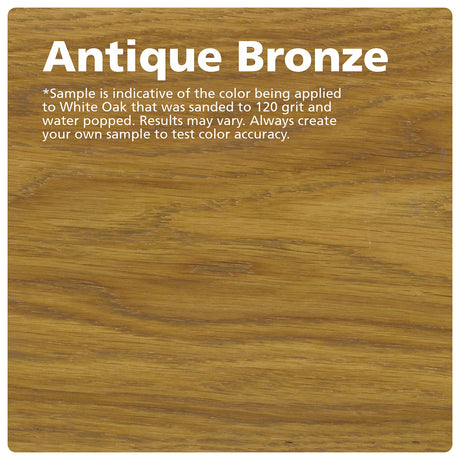 Rubio Monocoat Wood Stain & Finish 65 ft² - Antique Bronze | Oil Plus 2C | Quick-Dry, Eco-Friendly Linseed Wood Oil for Indoor Use, Includes Accelerator (Part B) | Protector | 130 ml Rubio Monocoat