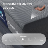 Sweetnight CoolNest 14 Inch Full Mattress, Cooling Memory Foam Mattress Full Size for Cool Night Sleep, 5-Zone Ergo Support for Pressure Relief, Medium, CertiPUR-US Certified Sweetnight