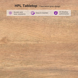 PURPLE LEAF 9 Pieces Outdoor Dining Set Patio Furniture Set Aluminum Rattan Wicker Patio Dining Table and Chairs Set for 8 for Lawn Backyard Deck Brown PURPLE LEAF