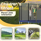 Tranpoline 12FT Tranpoline with Safety Enclosure Net,Tranpolines with Basketball Hoop,Outdoor Tranpoline and Tranpolines for Kids and Adults for Backyard Park ASTM Approved SENCHO GINSYTALIOR