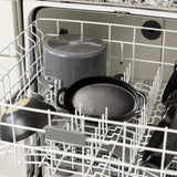 Oval Au Gratin Baking Dishes for Oven Safe and Microwave Cooking and Baking, 4 Pc. Dish Set, Heat Resistant Ceramic with Handles for Serving, Small Mini Casserole Dish, 8” x 5”, 16 oz, Matte Black Home Beets