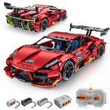 OWNONE 1 Remote Control Super Car Building Kits, 1835PCS Technique Plated Race Car Building Set for Adults Men Teens - with 5 Fast Motors, Electric Height Adjustment & Drift Spin Wheels OWNONE 1