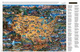 Buffalo Games - Dowdle - National Parks Map - 1000 Piece Jigsaw Puzzle for Adults -Challenging Puzzle Perfect for Game Nights - Finished Size is 26.75 x 19.75 Buffalo Games