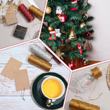 3 Rolls Christmas Decorative String Metallic Bakers String Wrapping Twine Strings Metallic Ornament Thread Glitter Strings for DIY Crafting Christmas Decor Gift Wrapping-Red/Gold/Silver DSLSQD
