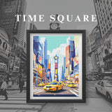 Neopalette Diamond Painting Kits for Adults, Art and Craft, Full Drill Diamond Painting Abstract and Ornaments, DIY 5D Diamond Art Craft (New York) Neopalette