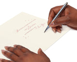 Papyrus Christmas Cards Boxed with Envelopes, Peace and Happiness, Christmas Tree (12-Count) Papyrus