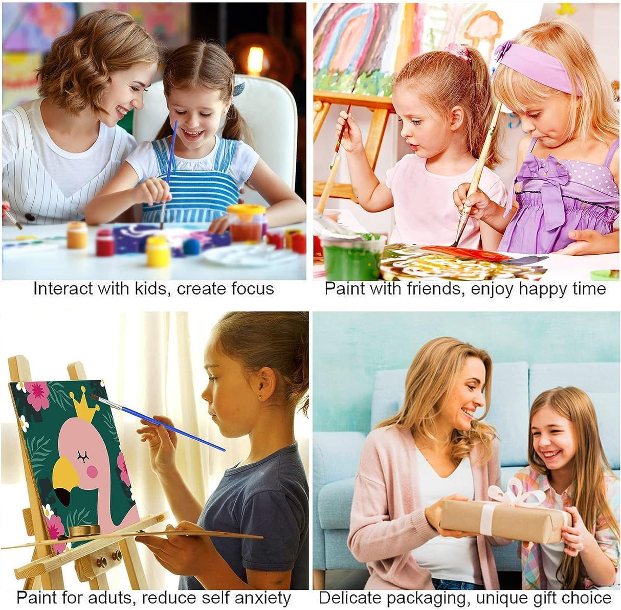 6 Packs Abstract Landscapae Paint by Numbers Kit for Adults,Ring Art DIY Acrylic Oil Painting Paint by Numbers Kits on Canvas,Adult Paint by Number Kits Drawing Paintwork for Home Decor 9.8x13.8inch Yijingtop