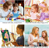 6 Packs Abstract Landscapae Paint by Numbers Kit for Adults,Ring Art DIY Acrylic Oil Painting Paint by Numbers Kits on Canvas,Adult Paint by Number Kits Drawing Paintwork for Home Decor 9.8x13.8inch Yijingtop