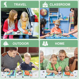 Kids Magnetic Puzzles Toddler Travel Toys Gifts for Kids, 3 in 1 Jigsaw Puzzle 37 Pieces Book,Gifts for Birthday, Thanksgiving, Christamas, Girls and Boys Age 3 4 5 6-Animal Theme Montessori KFOSO