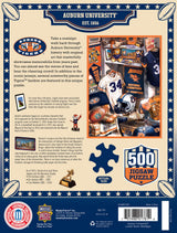 MasterPieces Game Day 500 Piece Jigsaw Puzzle for Adults - NCAA Auburn Tigers Locker Room - 15"x21" Masterpieces