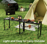 Coavas 39.4 inch Folding Desk No Assembly Required, Writing Computer Desk Space Saving Foldable Table Simple Home Office Desk, Black Wood Coavas