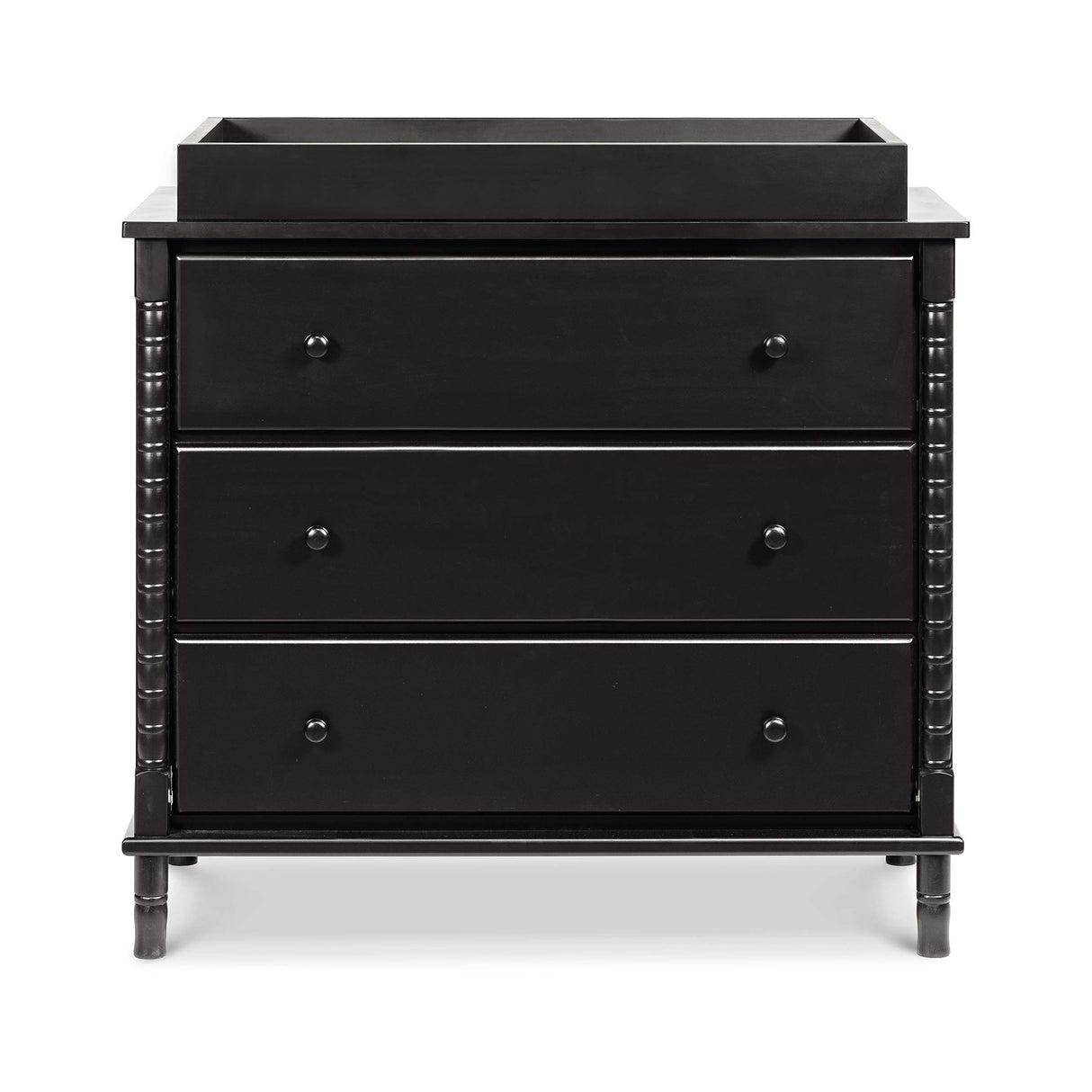Davinci Jenny Lind Spindle 3-Drawer Dresser in Ebony DaVinci