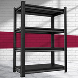Huhaneon Garage Shelves Heavy Duty - 36''W 1,480Lbs Metal Adjustable Storage Shelving Rack Units for Warehouse Basement Pantry Kitchen 36" W x 16" D x 66" H 4 Tier Black Huhaneon