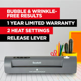 Scotch Thermal Laminator, 2 Roller System for a Professional Finish, Use for Home, Office or School, Suitable for use with Photos (TL901X) Scotch