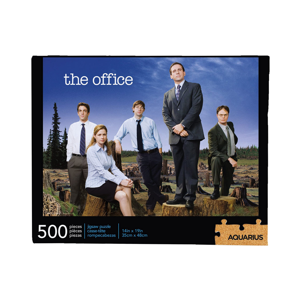 AQUARIUS The Office Puzzle (500 Piece Jigsaw Puzzle) - Officially Licensed The Office Merchandise & Collectibles - Glare Free - Precision Fit - 14 x 19 Inches AQUARIUS