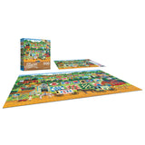 RoseArt - Home Country- Quilt Valley Farm - 1000 Piece Jigsaw Puzzle for Adults RoseArt